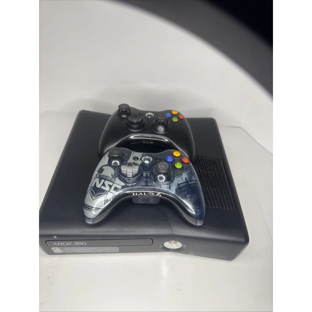 Xbox 360 S Console One OEM controller & One Halo 4 Controller Tested